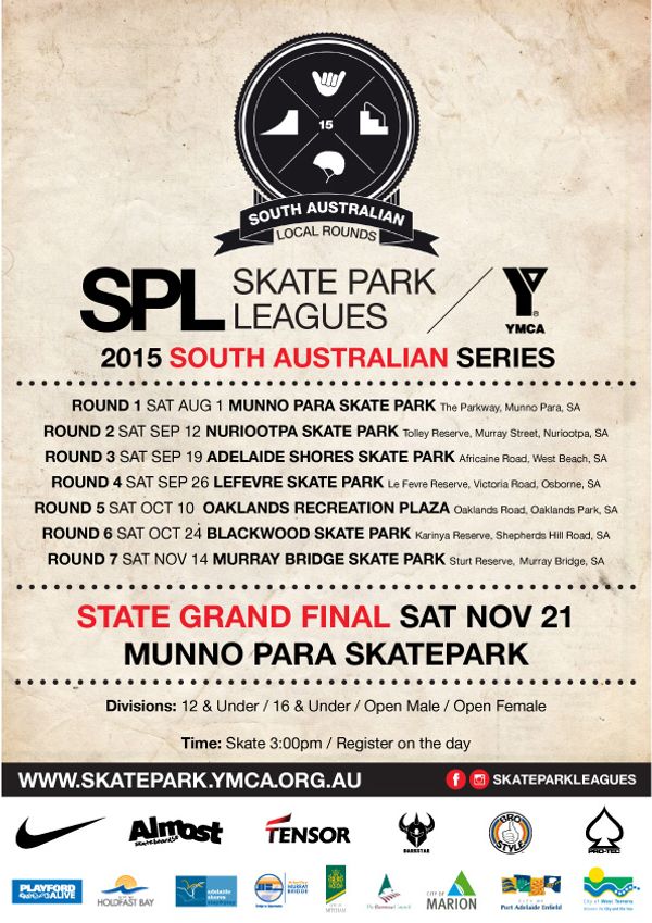 South Australian Skate Park Series 2015