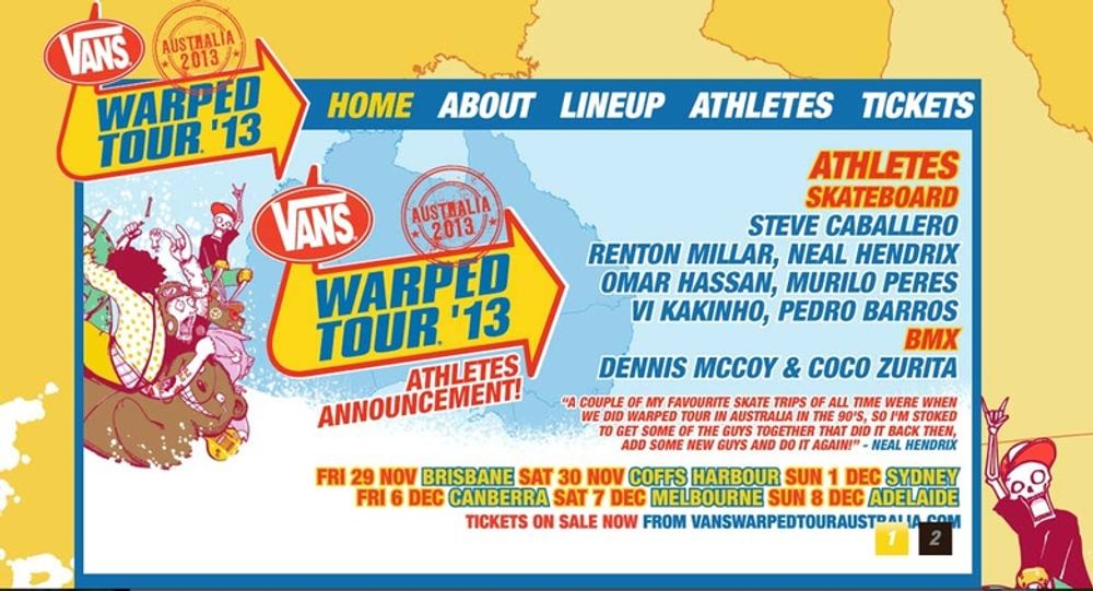 Vans Warped Tour Vert Demos
