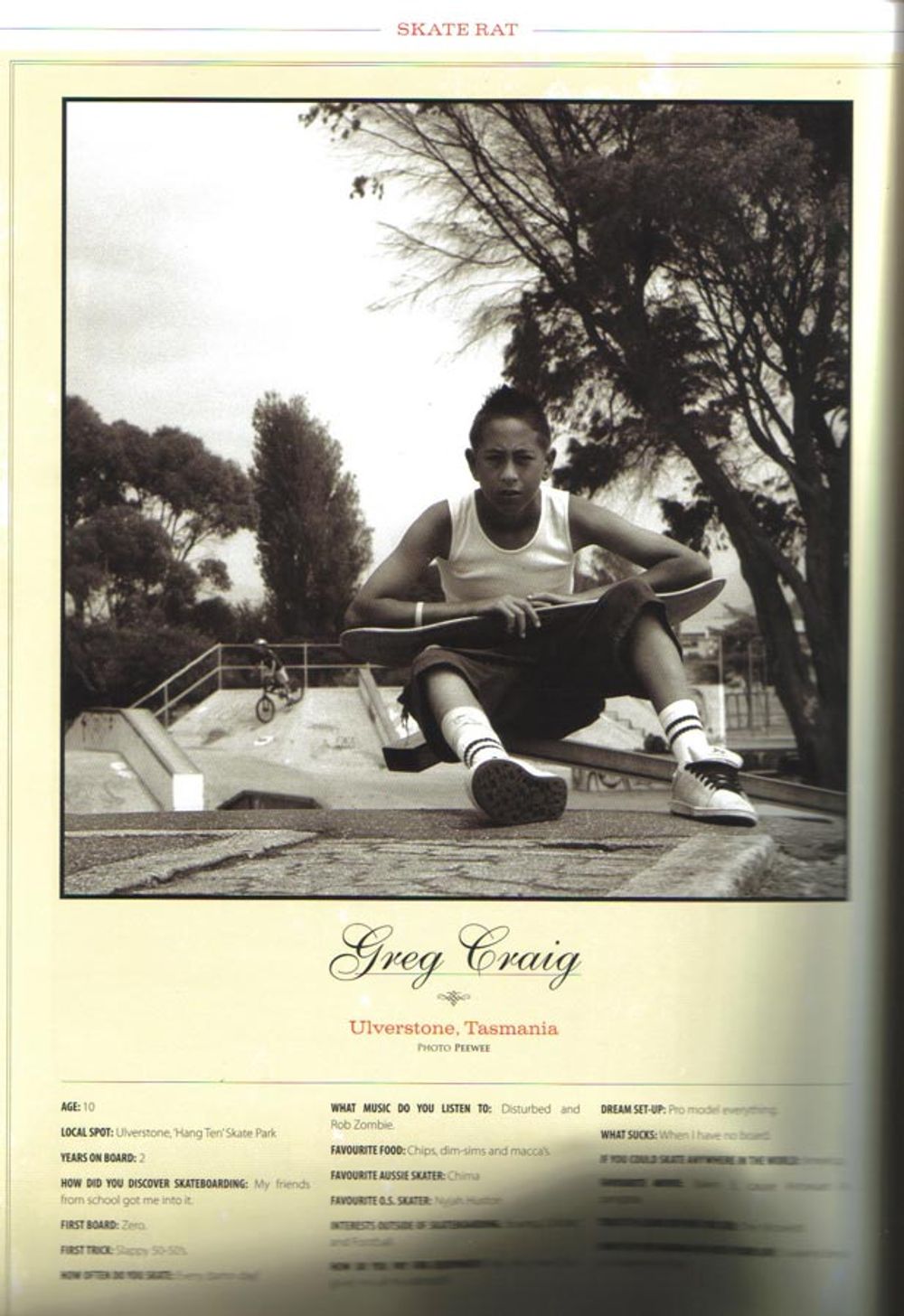 RE: TASSIE SKATERS TALK HERE!