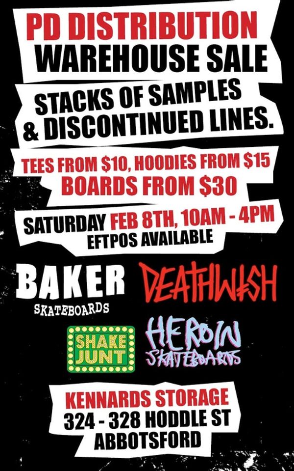 PD Warehouse Sale