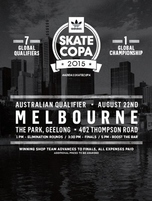 Adidas Copa Skate Comp Melbourne