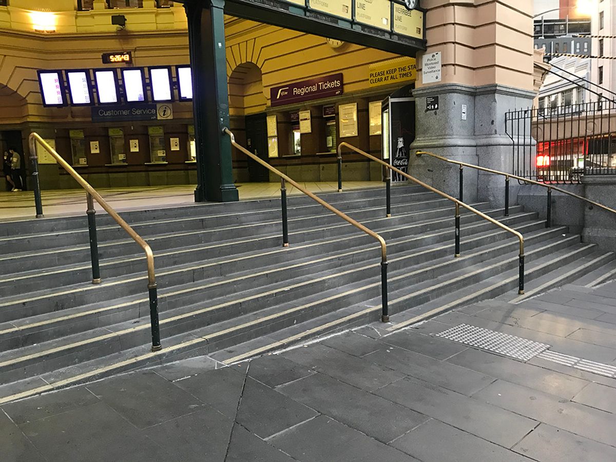 Flinders Rail skate spot