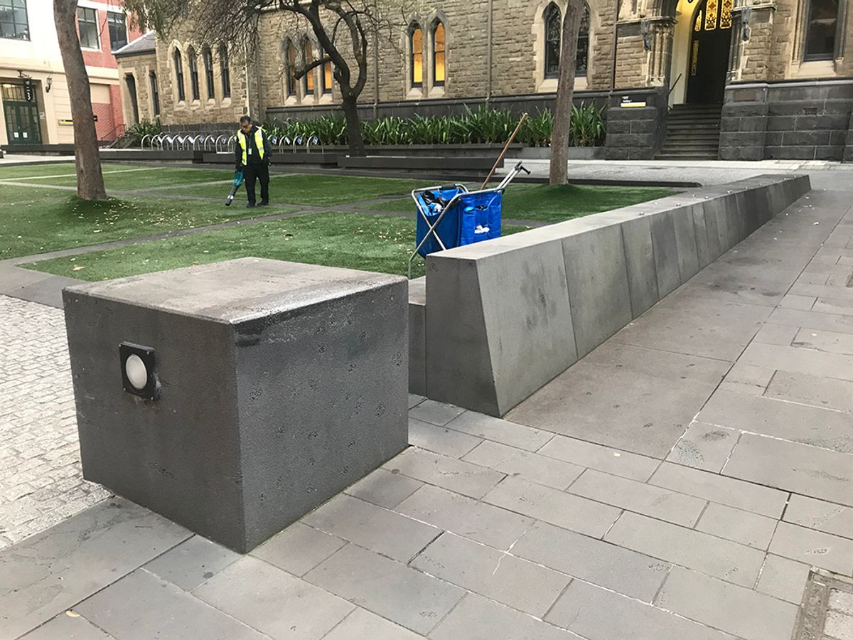 RMIT Gap to Block skate spot