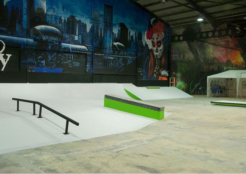 Green Indoor Skate Park 