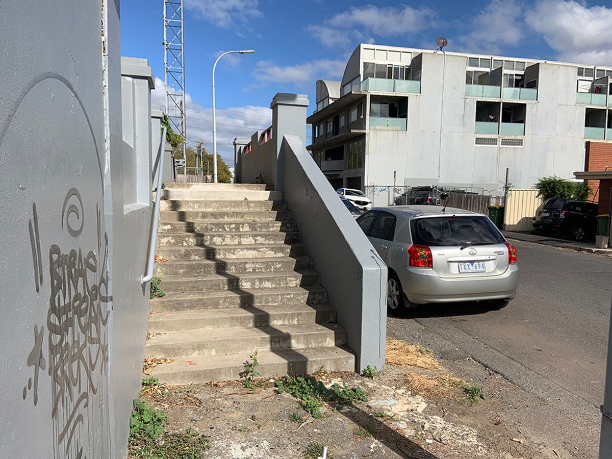 Frank Hubba skate spot