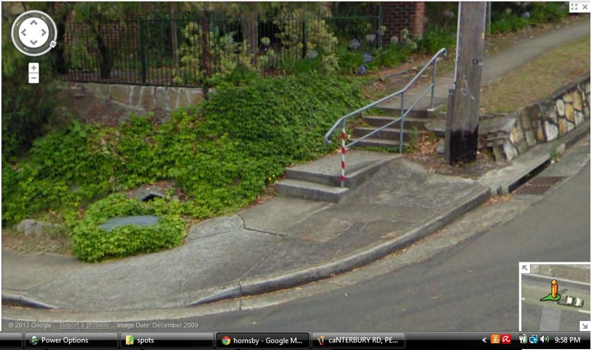 Hornsby out rail skate spot