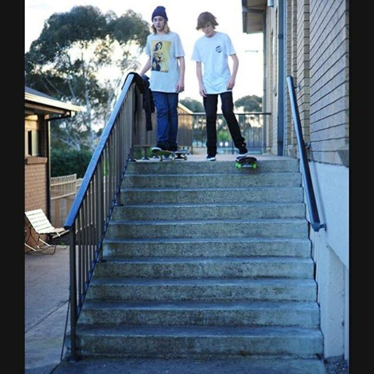 Grovedale 10 rail skate spot