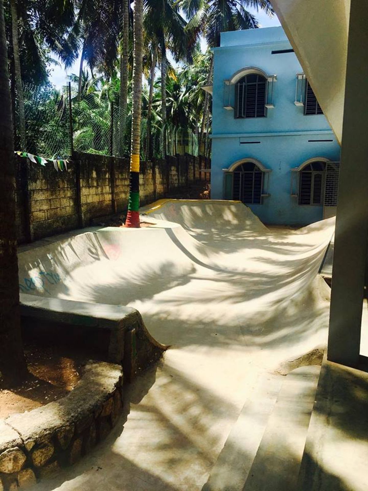 Kovalam Beach School skatepark