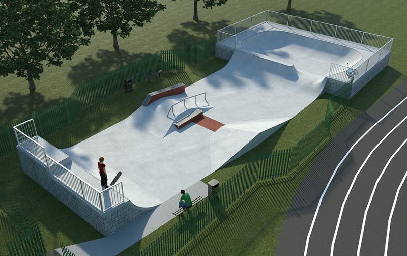 Kings College New Skatepark 