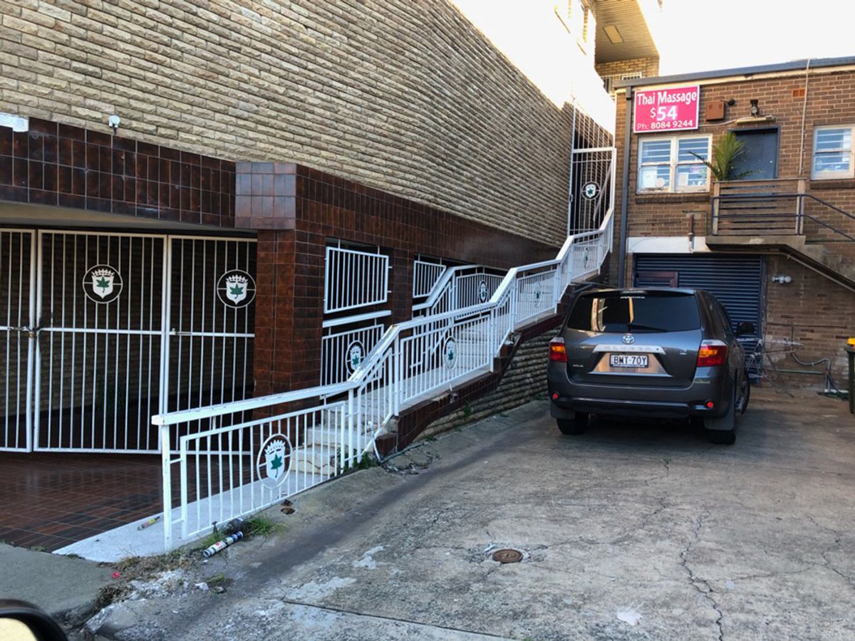 Morgan St Rail skate spot