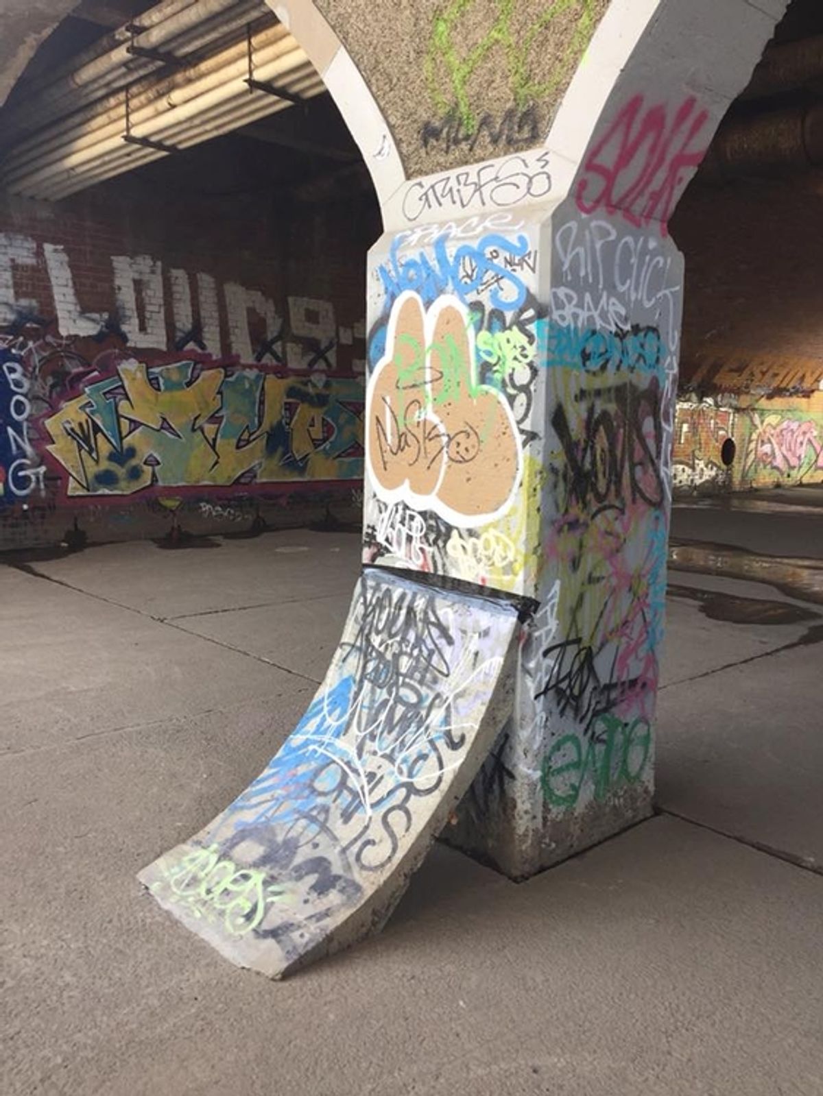 Kooyong Wall Ride skate spot