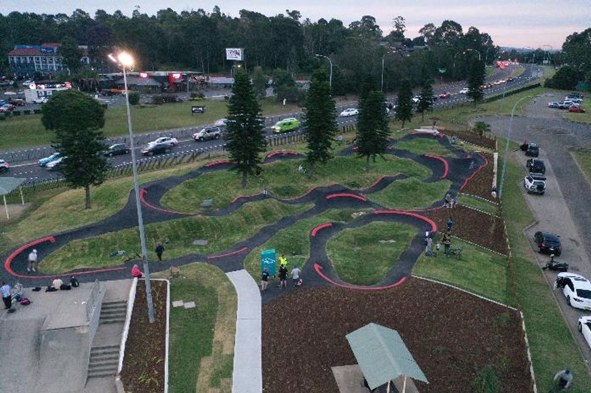 Leumeah Pump Track skatepark