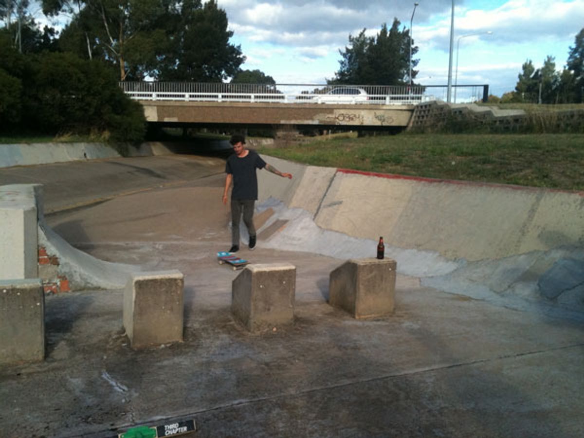 Luke Drain Spot skate spot