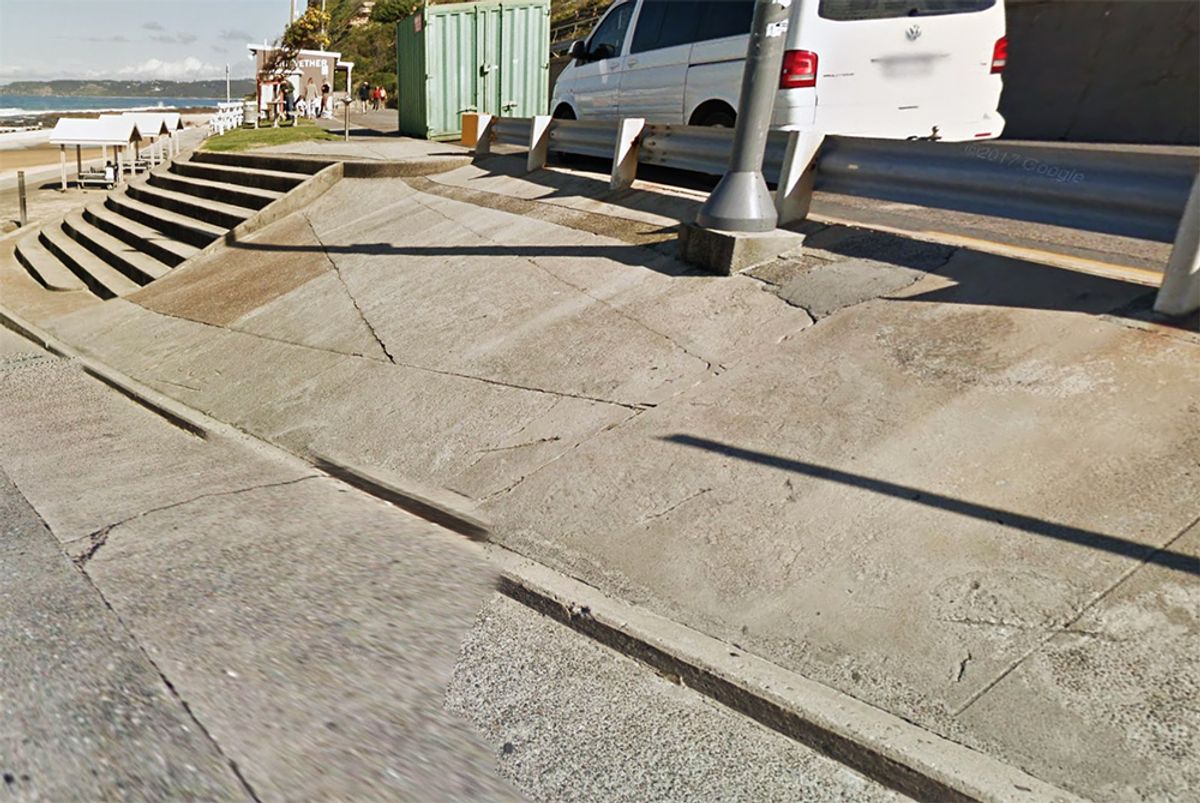 Mereweather Bank skate spot