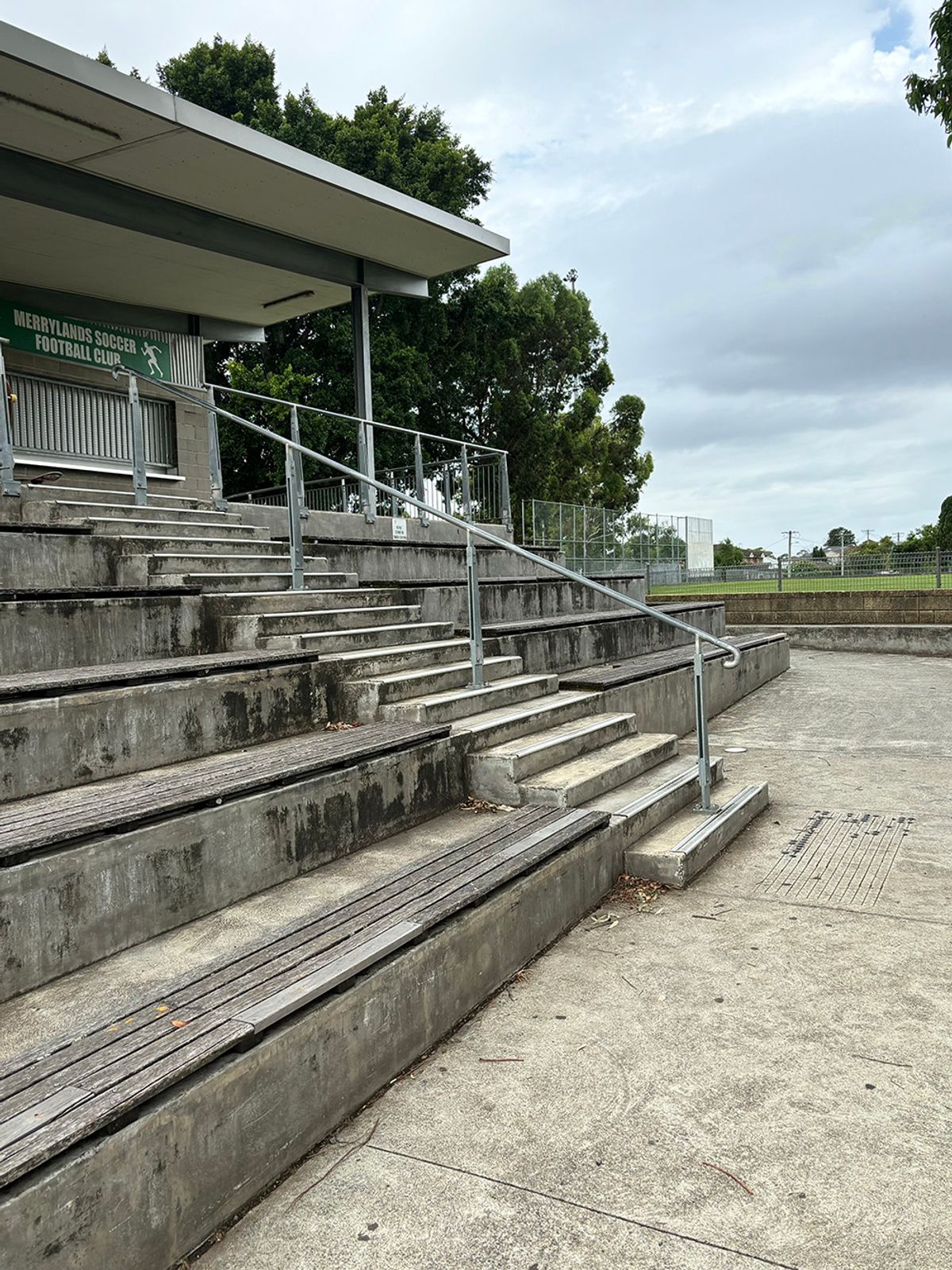 Merrylands Soccer Club Rail skate spot