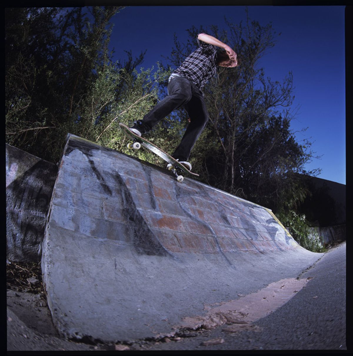Brunswick home made Quarter skate spot