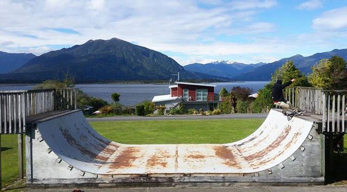 Moana Mini Ramp skatepark