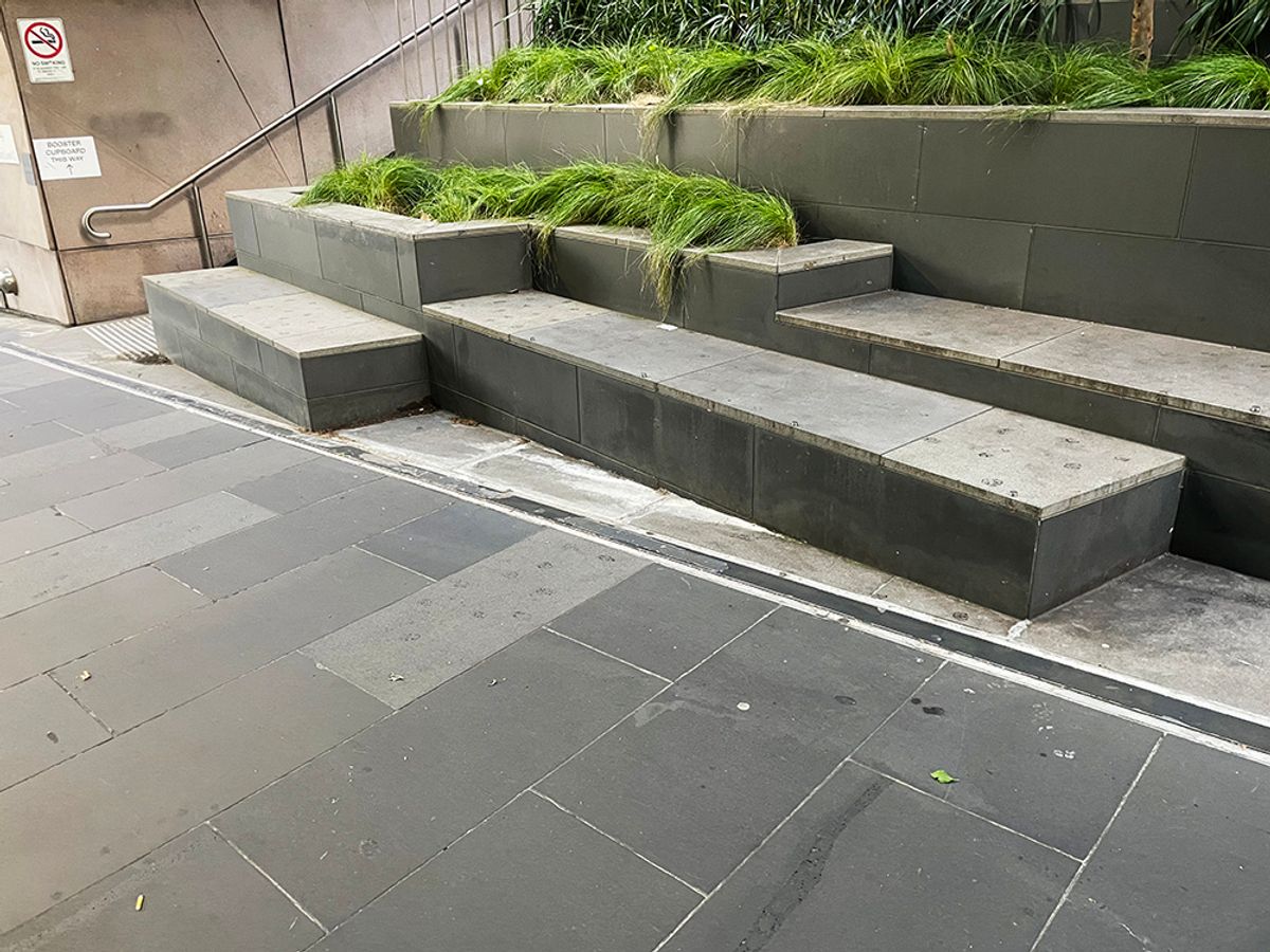 Collins Monash Ledge skate spot