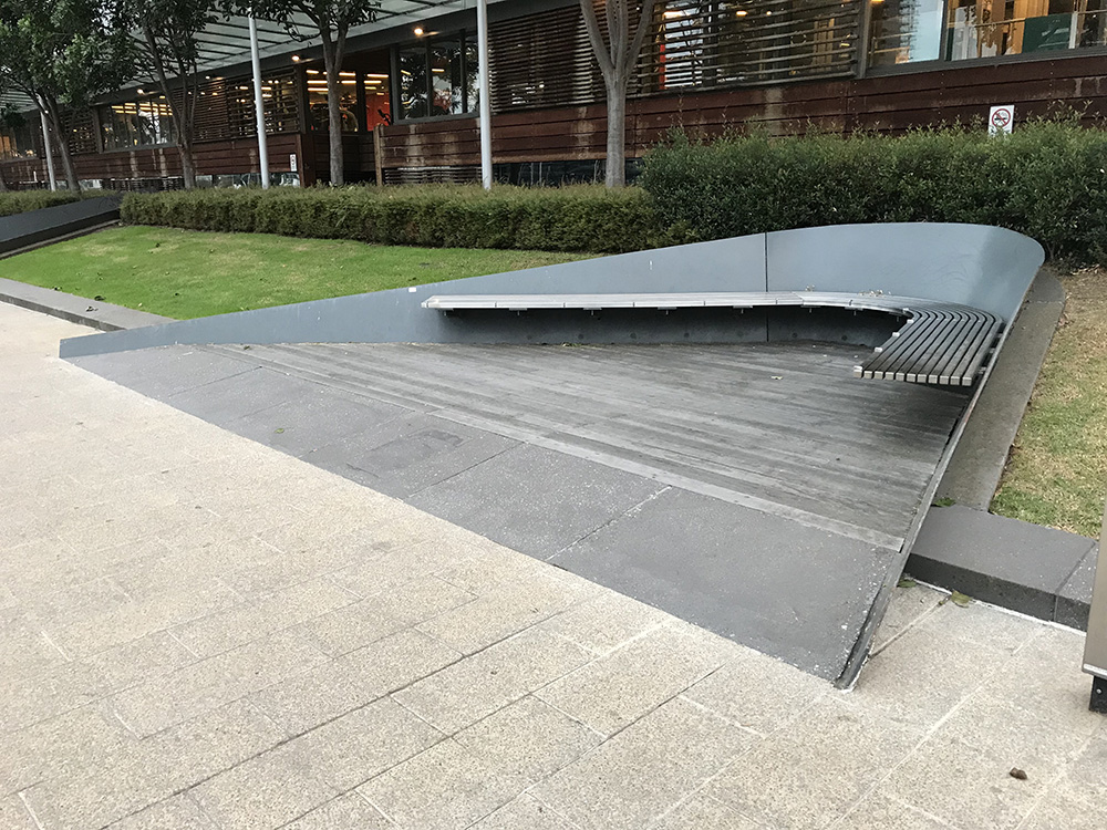 Oz Wharf Bench Thing