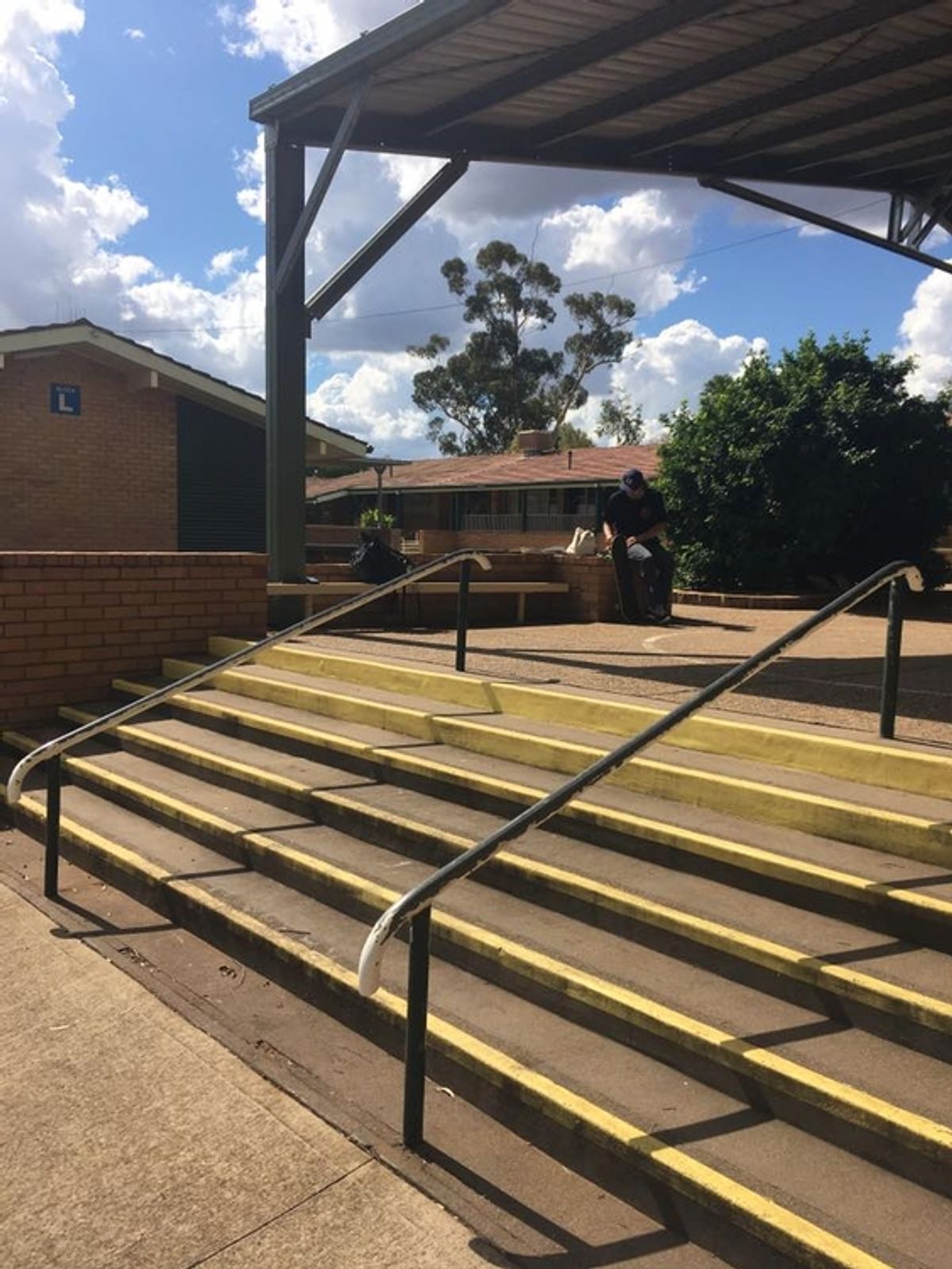 Parkes School Rail skate spot