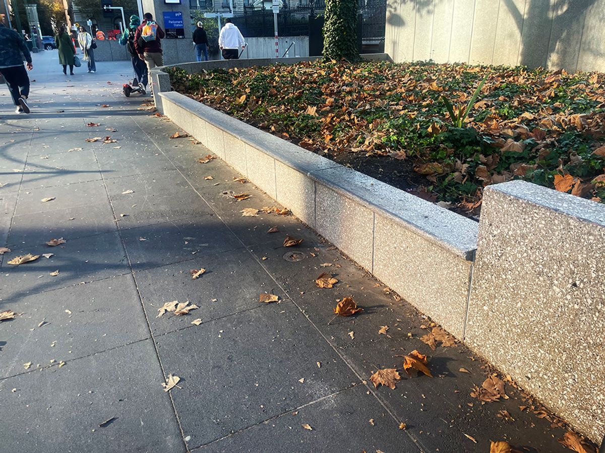 Gordon Reserve Ledge skate spot