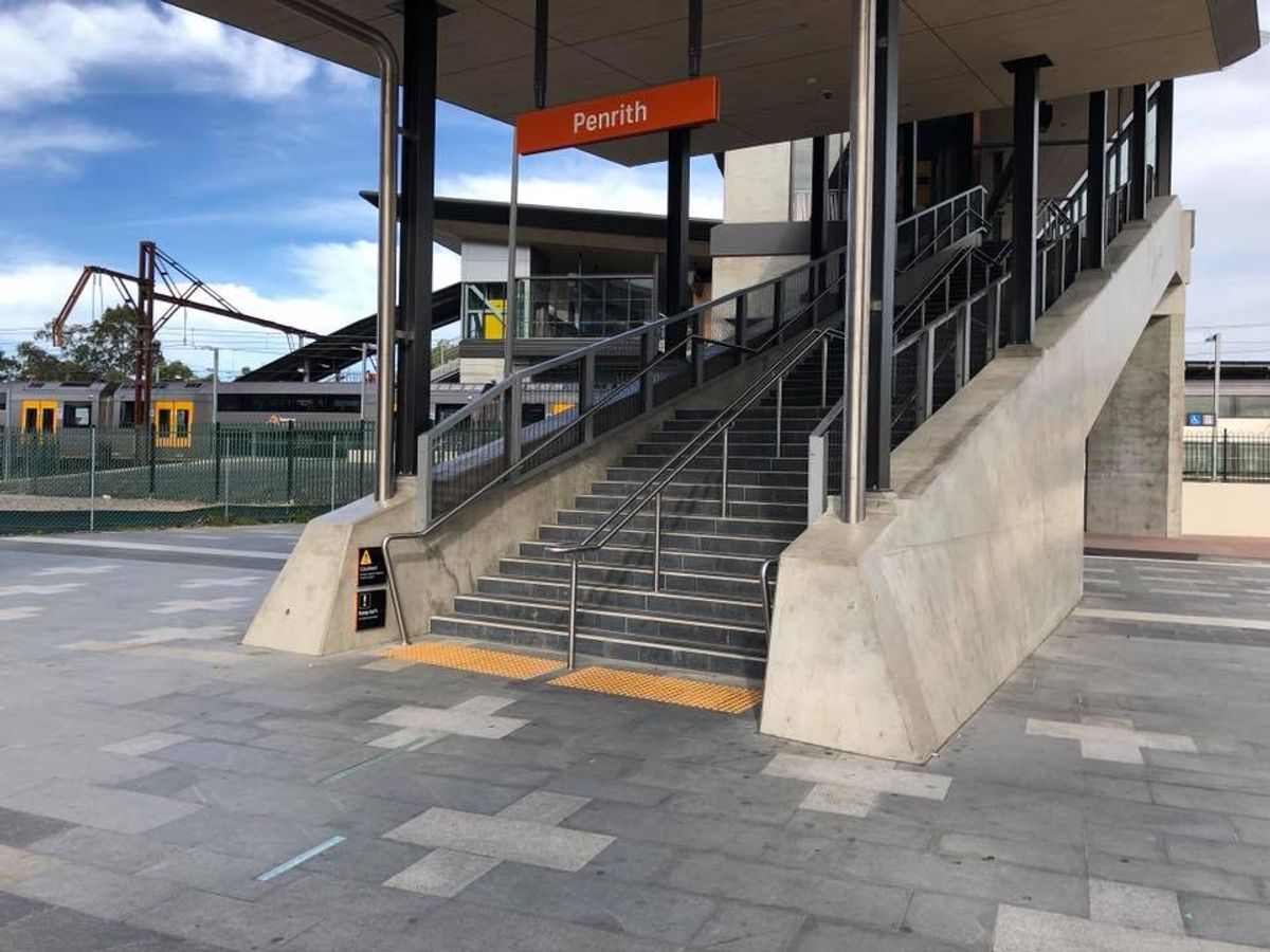 Penrith Station skate spot