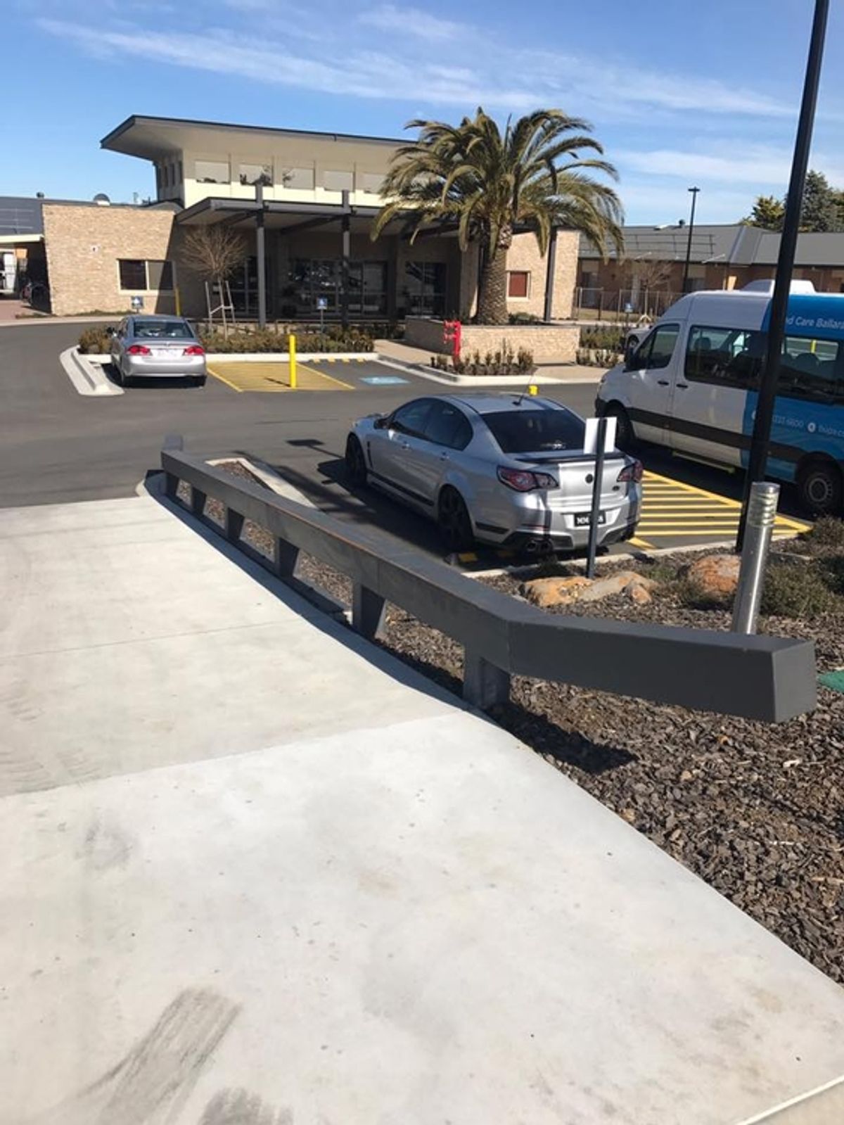 Retirement Rail skate spot