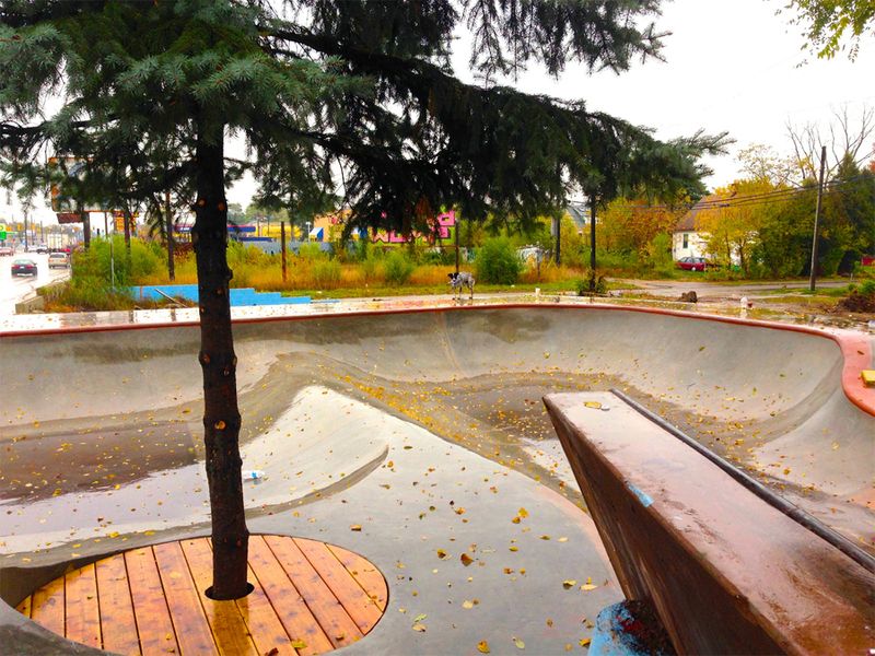 Sculpture park Skatepark