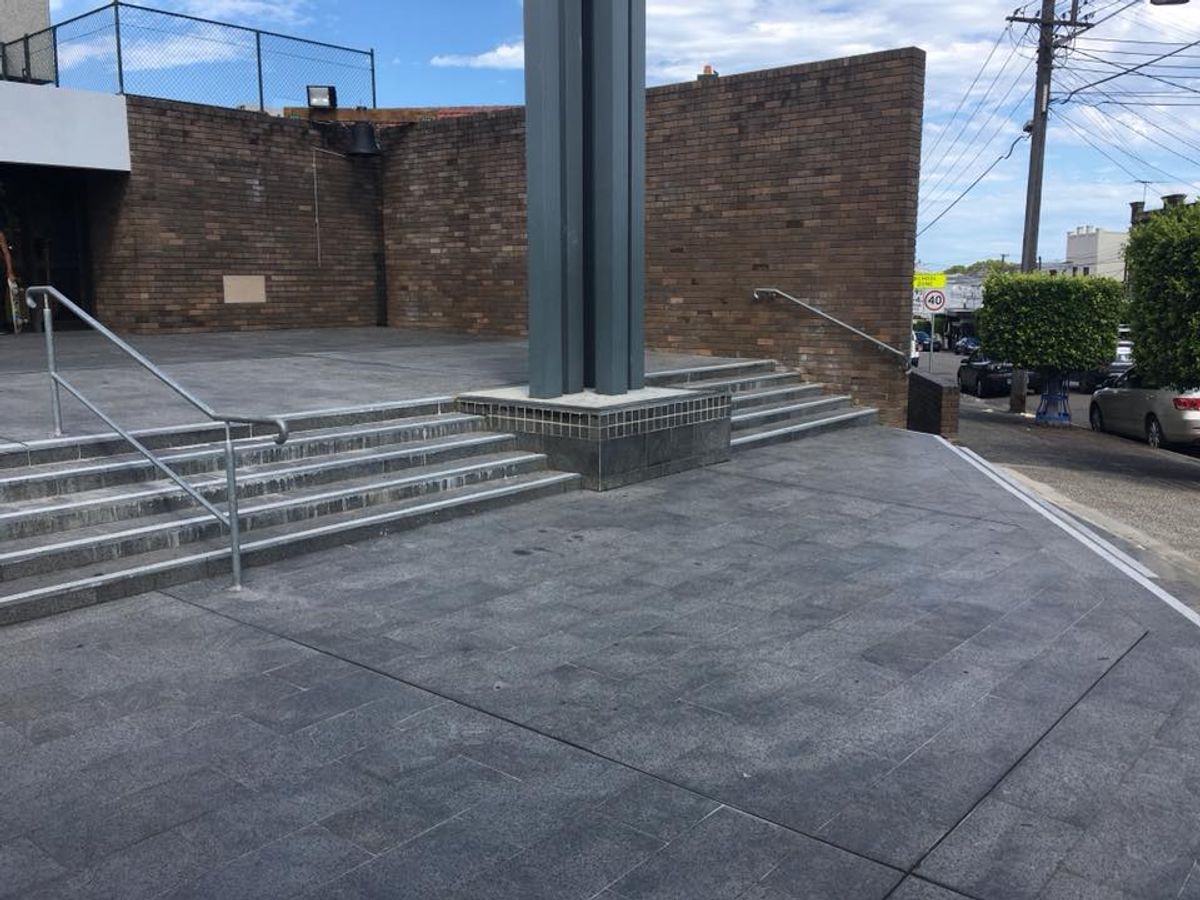 Walz St Church Plaza skate spot