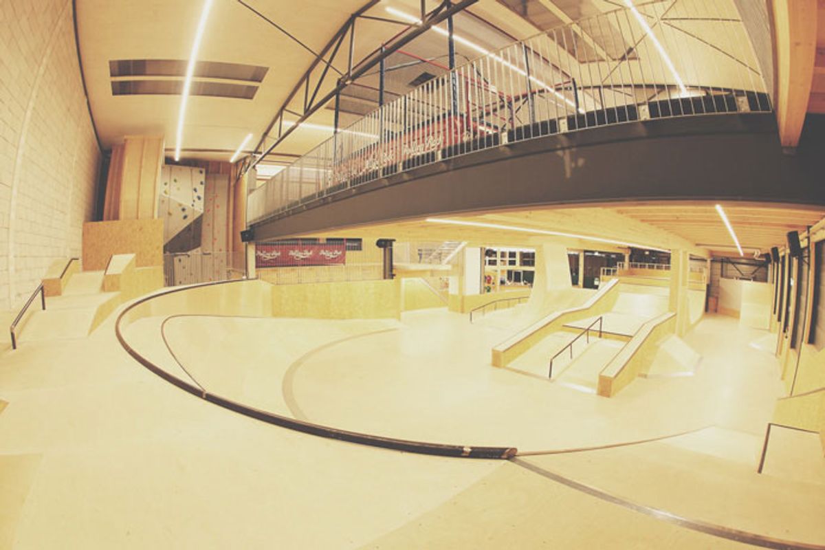 Rolling Rock indoor skatepark