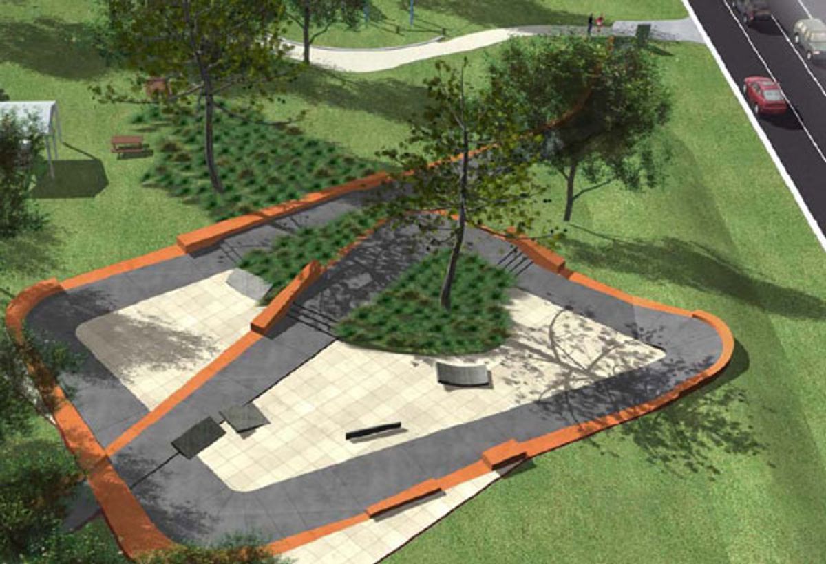 Rosebud Plaza skatepark