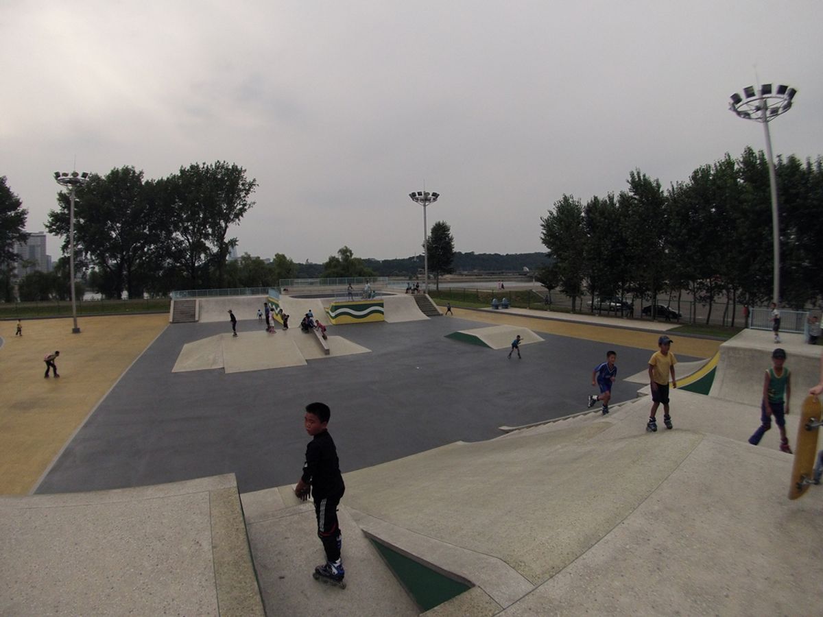 Ryugyong Health Complex Skatep skatepark