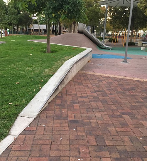 Salisbury Civic Square Ledges
