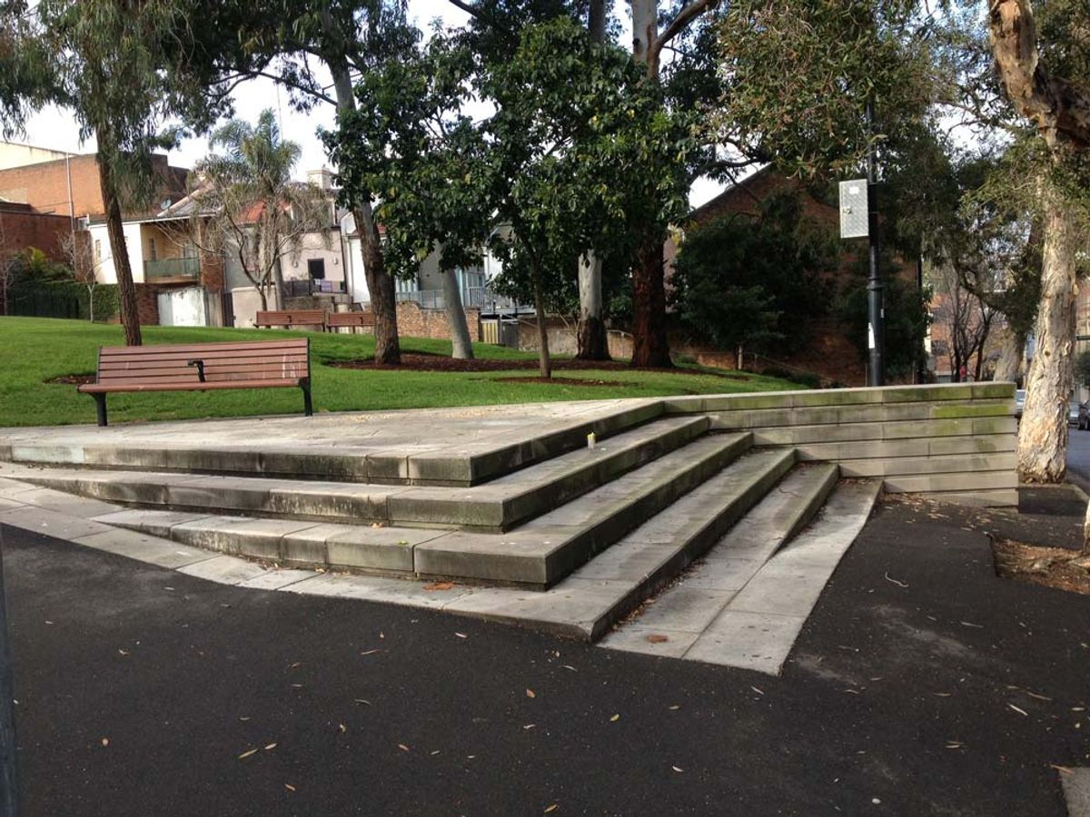 Samuel St Stairs skate spot