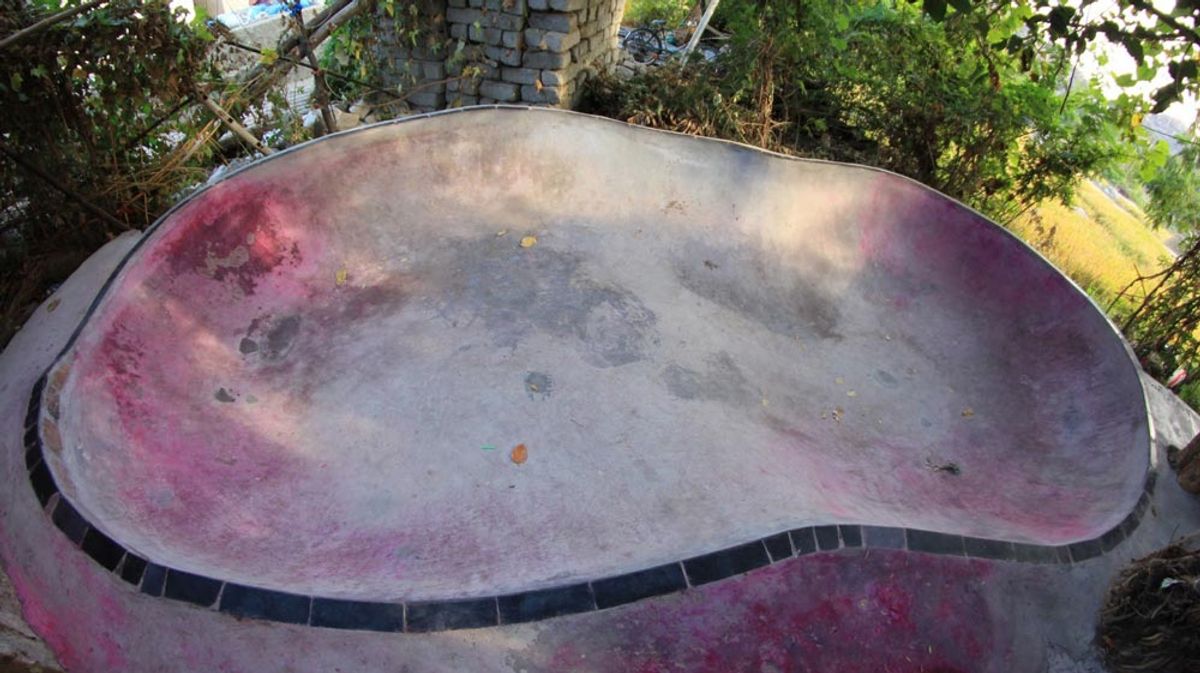 Sima Guest House DIY skatepark