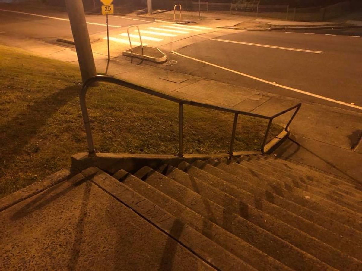 Evans Road Rail skate spot