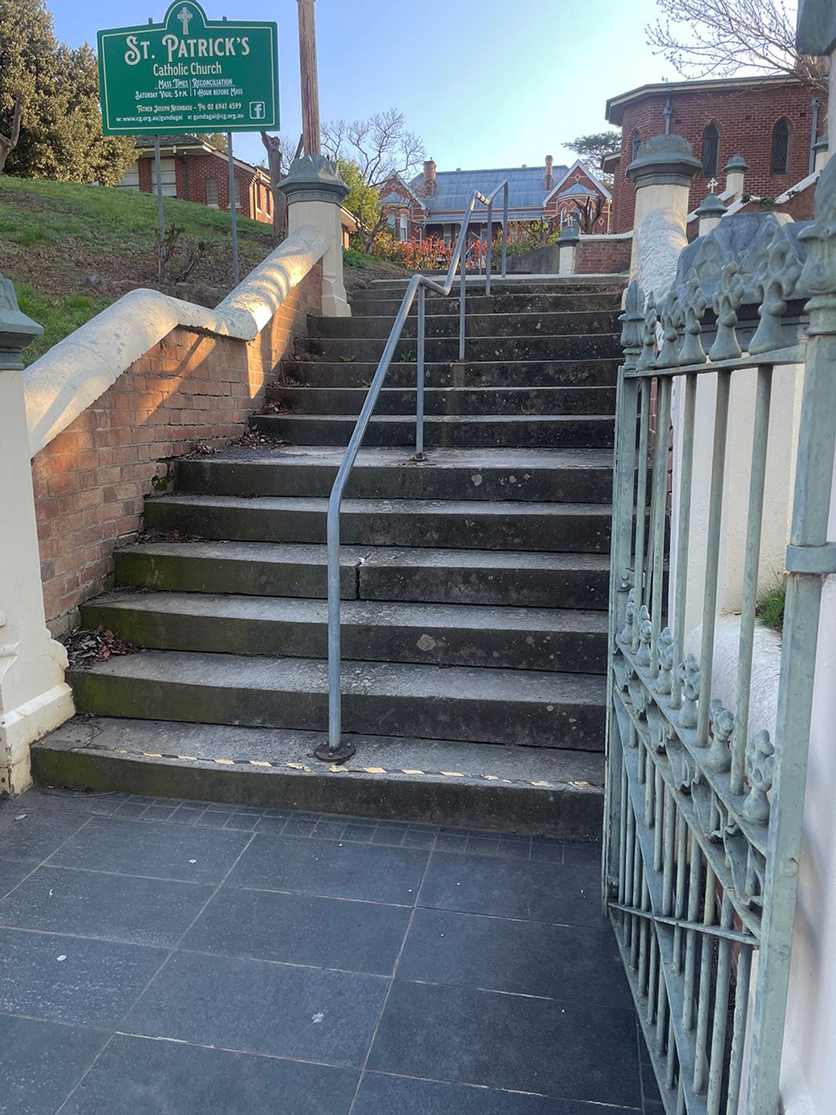 St Patricks  Rail skate spot
