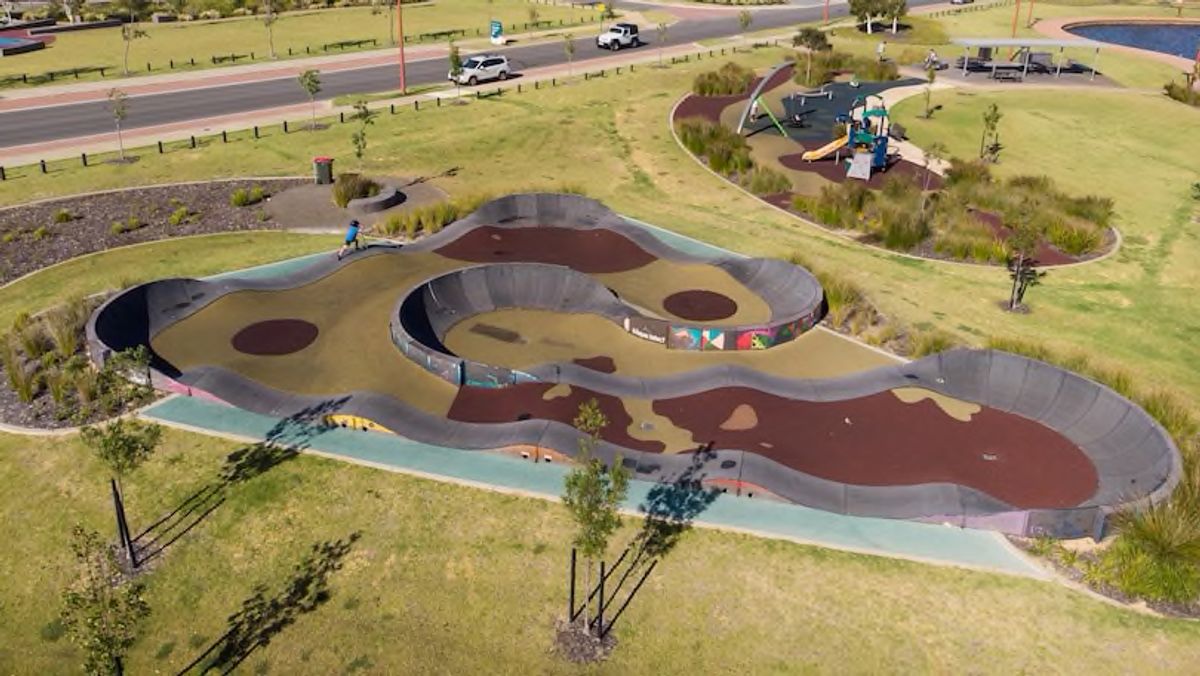 Rivergums Pump Track skatepark