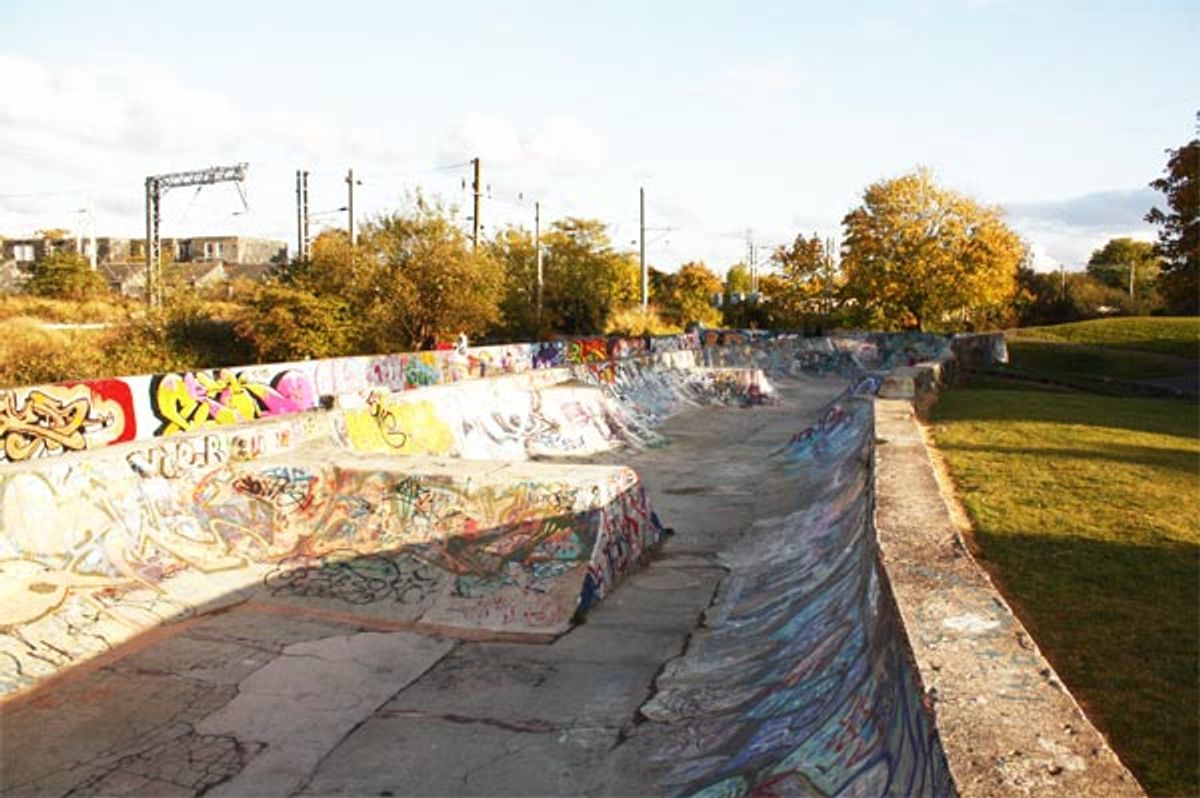 Tottenham Hale DIY skatepark