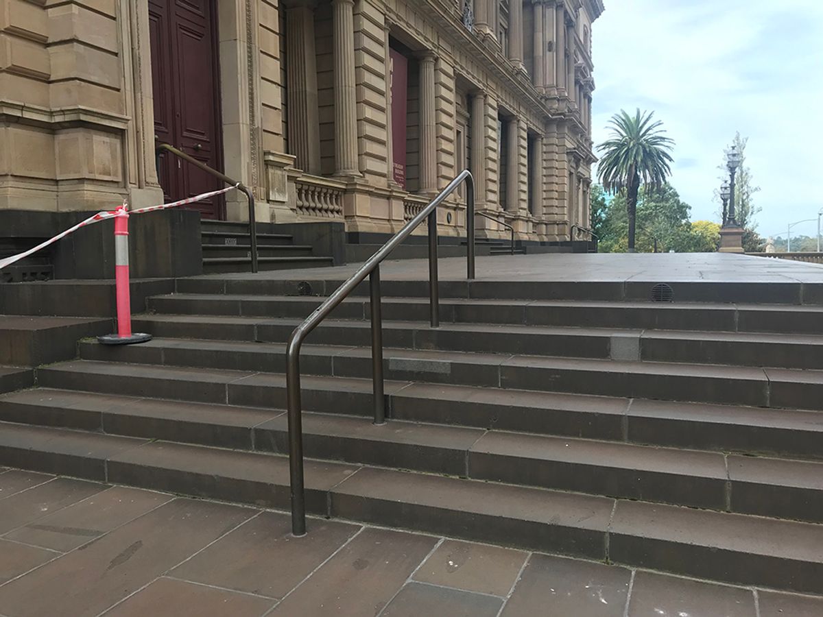 Treasury Rail skate spot