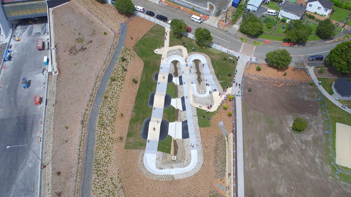 Waterview Connect Track skatepark