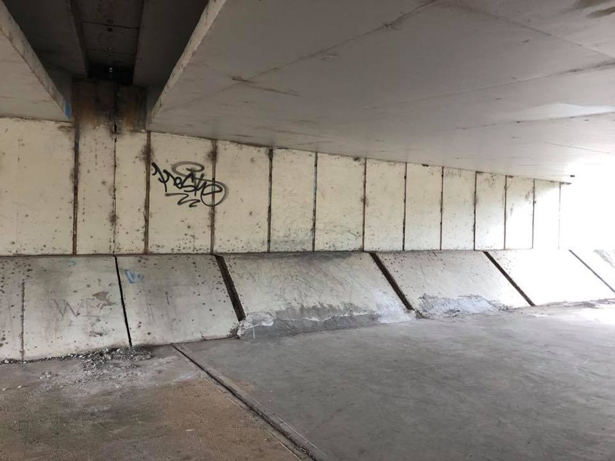 Airds Road Bank to Wall skate spot