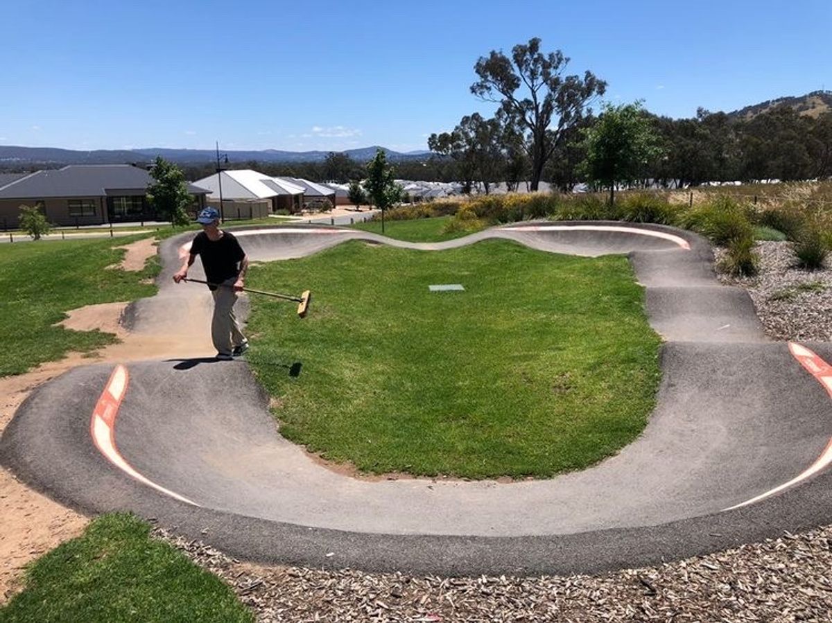 White Box Rise Pump Track skatepark