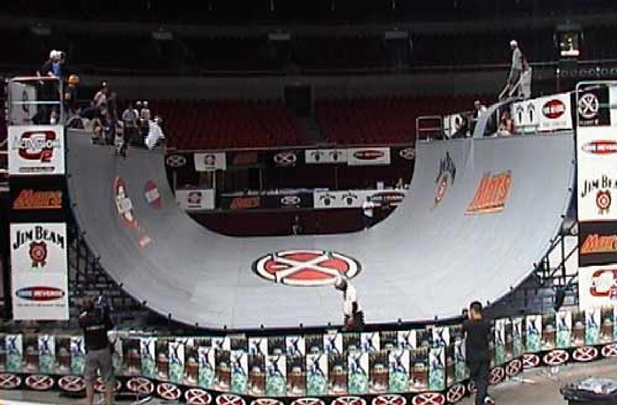 Xgames Setup skatepark